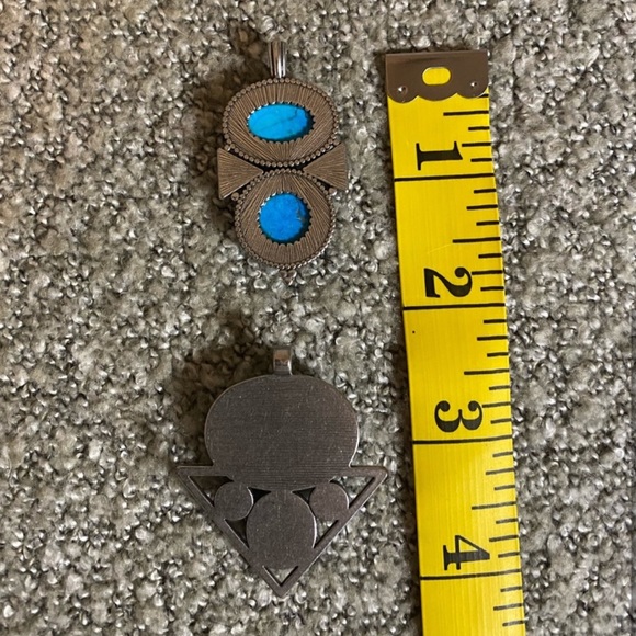 Turquoise pendants (set of 2) - Picture 3 of 4